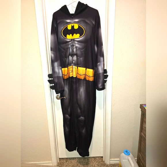Batman onesie costume pajamas - Picture 1 of 6